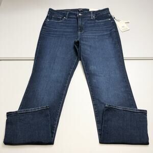 NYDJ Marilyn Straight Jeans Indigo Blue Size 12 Lift Tuck MSRP 119$ NWT